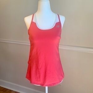 NEW BALANCE Racerback Zipped Pocket Tank Top S